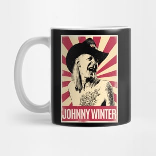 Retro Vintage Johnny Winter Mug